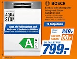 Einbau-Geschirrspüler integriert 60cm SMI4CS310E Angebote von Bosch bei expert Amberg für 799,00 €