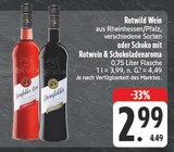 Dornfelder Rot im Angebot bei EDEKA in Freiberg Dornfelder Rot Angebote von Rotwild bei EDEKA Freiberg für 2,99 €