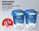 Naturjoghurt von Weihenstephan im aktuellen V-Markt Prospekt für 0,79 €