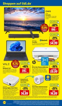 Fernseher im Lidl Prospekt "LIDL LOHNT SICH" mit 68 Seiten (Homburg)