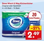 Wisch & Weg Küchentücher bei Netto Marken-Discount im Prospekt "" für 2,49 €