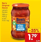 Netto Marken-Discount Dinkelsbühl - Original Sauce Angebot im Prospekt Original Sauce bei Netto Marken-Discount im Dinkelsbühl Prospekt für 1,79 €