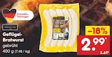 Aktuelle Bratwurst Angebote bei Netto Marken-Discount in Chemnitz Aktuelles Geflügel-Bratwurst Angebot bei Netto Marken-Discount in Chemnitz ab 2,99 €