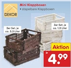 Mini Klappboxen Angebote von DEKOR bei Netto Marken-Discount Goslar für 4,99 €