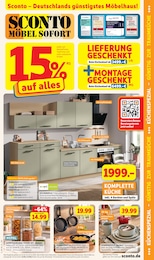 Sconto SB Prospekt "SSV 15% AUF ALLES" für Kiel, 4 Seiten, 16.10.2026 - 10.11.2026