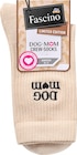 Crew Socken Dog Mom beige Gr. 36-41 Angebote von Fascino bei dm-drogerie markt Dülmen für 3,65 €