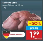 Aktuelles Schweine-Leber Angebot bei Netto Marken-Discount in Hagen (Stadt der FernUniversität) ab 1,99 €