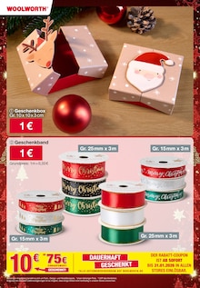 Geschenkband Angebot im Woolworth Prospekt, gültig von 07.11.2025 bis 17.11.2025 Geschenkband Angebot im aktuellen Woolworth Prospekt auf Seite 12
