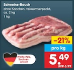 Aktuelles Schweine-Bauch Angebot bei Netto Marken-Discount in Jena ab 5,49 €