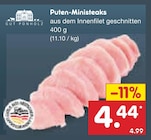 Puten-Ministeaks im Angebot bei Netto Marken-Discount in Oberursel Puten-Ministeaks Angebote von Gut Ponholz bei Netto Marken-Discount Oberursel für 4,44 €