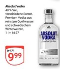 Aktuelles Vodka Angebot bei GLOBUS in Siegen (Universitätsstadt) ab 9,99 €