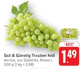 Trauben hell bei EDEKA im Prospekt "" für 1,49 €