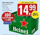 Bier im Angebot bei WEZ in Bad Oeynhausen Bier Angebote von Heineken bei WEZ Bad Oeynhausen für 14,99 €