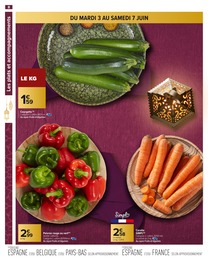 Prix et réduction Poivron dans le prospectus Carrefour en cours Offre Poivron dans le catalogue Carrefour du moment à la page 10