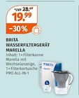 WASSERFILTERGERÄT MARELLA Angebote von BRITA bei Müller Memmingen für 19,99 €