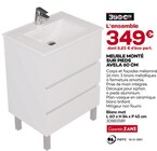 Gedimat Jumilhac-le-Grand - Promo Meuble monté sur pieds Avela 60 cm Promo Meuble monté sur pieds Avela 60 cm à 349,00 € dans le catalogue Gedimat à Jumilhac-le-Grand