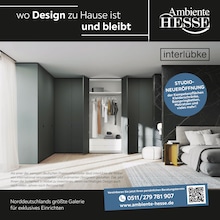 Ambiente by Hesse Prospekt für Lindern: "Ambiente by HESSE - wo Design zu Hause ist und bleibt", 12 Seiten, 25.11.2024 - 07.12.2024