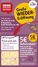 REWE Prospekt für Magdeburg mit 30 Seiten REWE Prospekt "Dein Markt" für Magdeburg, 30 Seiten, 08.09.2025 - 13.09.2025
