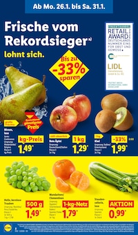 Weintrauben im aktuellen Lidl Prospekt (Dresden) Weintrauben im Lidl Prospekt "LIDL LOHNT SICH" mit 65 Seiten (Dresden)