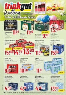 Trinkgut Bergheim Prospekt der aktuellen Woche, gültig von 30.03.2026 bis 04.04.2026 Aktueller Trinkgut Bergheim Prospekt "Aktuelle Angebote" mit 18 Seiten