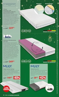 Nackenkissen im Matratzen Concord Prospekt "BLACK WEEK" mit 9 Seiten (Pforzheim)