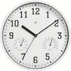 Wanduhr mit Thermo- und Hygrometer Angebote von Auriol bei Lidl Bad Homburg für 4,99 €
