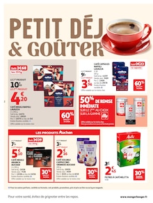 Catalogue Auchan Supermarché de la semaine 29, "PETIT DÉJ & GOÛTER", page 2, 15/07/2026 - 25/07/2026 Prospectus Auchan Supermarché en cours, "PETIT DÉJ & GOÛTER", page 2 sur 24