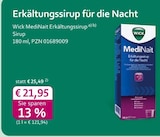 MediNait Erkältungssirup bei mea - meine apotheke im Prospekt "" für 21,95 €