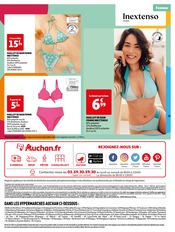Catalogue Auchan Hypermarché en cours à Issy-les-Moulineaux, "Collection Summer* Inextenso", Page 15