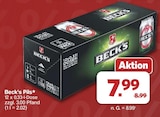 Pils im Angebot bei famila Nordwest in Oldenburg Pils Angebote von Beck's bei famila Nordwest Oldenburg für 7,99 €