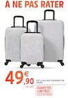 Lot 3 valises 40/50/60 cm ivoire - Intermarché Hyper à Amiens Lot 3 valises 40/50/60 cm ivoire en promo chez Intermarché Hyper Amiens à 49,90 €