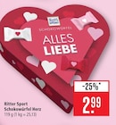 Schokowürfel Herz Angebote von Ritter Sport bei Marktkauf Schwäbisch Gmünd für 2,99 €