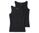 2 Tops, schwarz bei Tchibo im Supermarkt im Prospekt "" für 14,99 €