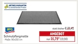Schmutzfangmatte von aro im aktuellen METRO Prospekt für 19,98 €
