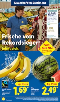 Bananen im Lidl Prospekt "LIDL LOHNT SICH" mit 70 Seiten (Osnabrück)