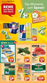Aktueller REWE Prospekt mit Bier, "Dein Markt", Seite 1