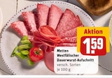 REWE Bönen - Westfälischer Dauerwurst-Aufschnitt Angebot im Prospekt Westfälischer Dauerwurst-Aufschnitt bei REWE im Bönen Prospekt für 1,59 €