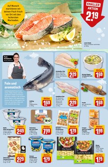 Lachs im aktuellen REWE Prospekt (Bielefeld) Lachs im REWE Prospekt "Dein Markt" mit 32 Seiten (Bielefeld)
