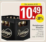 Aktuelle Bier Angebote bei WEZ in Löhne Aktuelles Pilsener Angebot bei WEZ in Löhne ab 10,49 €