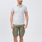 Polo en coton manches courtes gris homme dans le catalogue La Halle