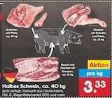 Halbes Schwein im aktuellen Netto Marken-Discount Prospekt