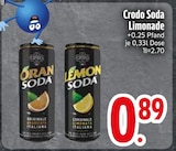 Oran Soda im EDEKA Prospekt Oran Soda von Crodo im aktuellen EDEKA Prospekt für 0,89 €