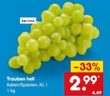Trauben hell im Angebot bei Netto Marken-Discount in Krefeld Trauben hell Angebote bei Netto Marken-Discount Krefeld für 2,99 €
