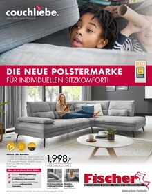 Polstergarnitur im Polstermöbel Fischer Prospekt "DIE NEUE POLSTERMARKE" mit 10 Seiten (Karlsruhe)