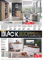 Bürostuhl im Zurbrüggen Prospekt in Delmenhorst Aktueller Zurbrüggen Prospekt mit Bürostuhl, "PRE SALE BLACK SHOPPING", Seite 22