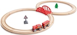 Eisenbahn-Set von Hape im aktuellen Rossmann Prospekt für 12,99 €