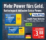 Longlife Power Batterien Mignon AA Angebote von Varta bei Marktkauf Leipzig für 3,88 €