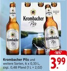 Aktuelles Pils Angebot bei E center in Leonberg ab 3,99 €