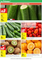 Promos Tomate dans le catalogue "PÂQUES POUR TOUS LES GOÛTS" de Carrefour Tomate en promo dans le catalogue Carrefour à la page 38