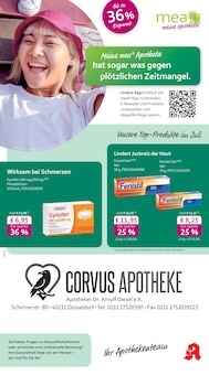 Aktueller mea - meine apotheke Prospekt "Unsere Juli-Angebote" für Düsseldorf Aktueller mea - meine apotheke Prospekt für Düsseldorf mit Seiten